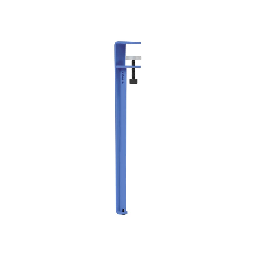 Pied avec fixation étau / H 43 cm - Pour créer table basse ou banc - TIPTOE - Bleu Azur - Acier thermolaqué