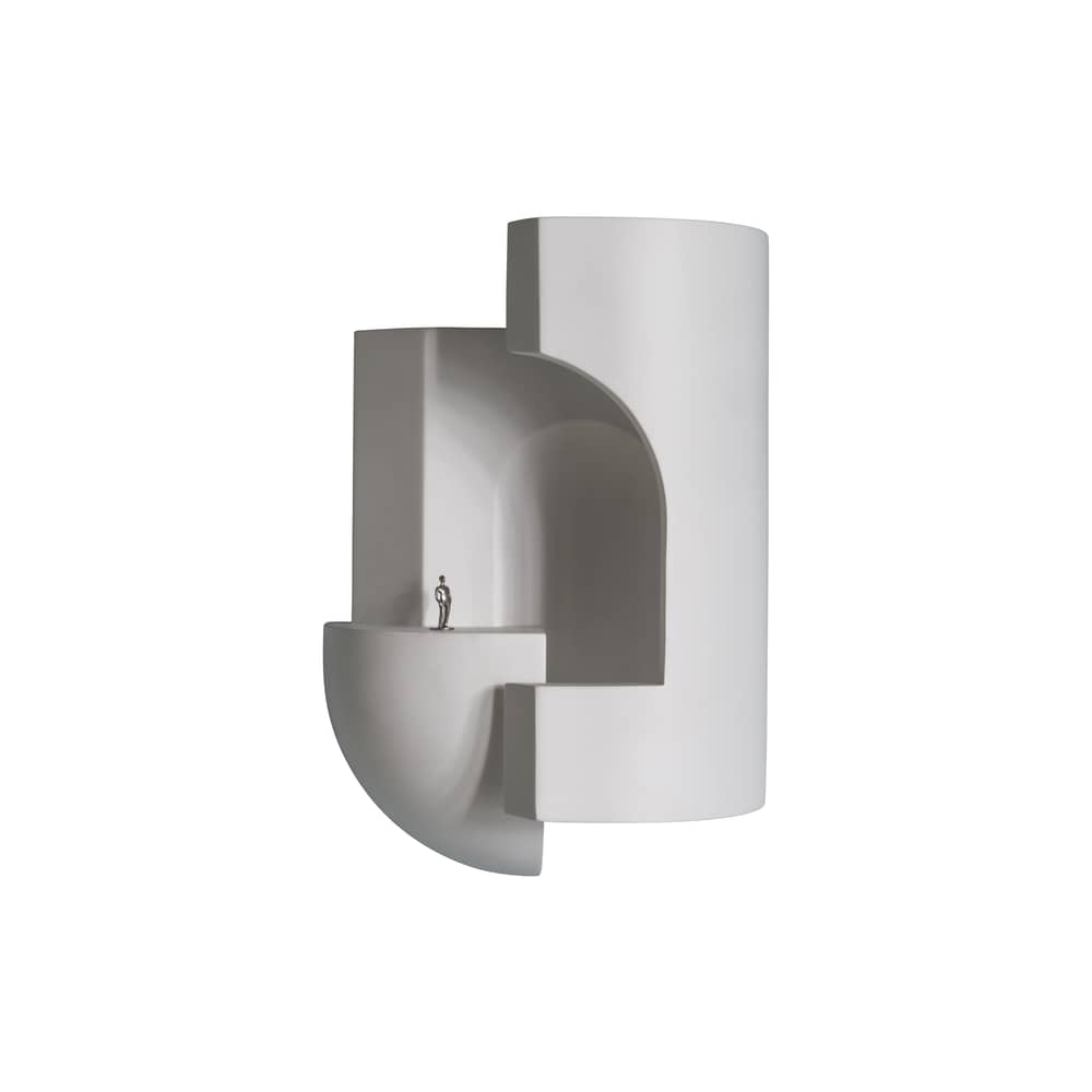 Applique Soul Story 2 pietra bianco / LED - Gesso - DCW éditions - Bianco - Gesso