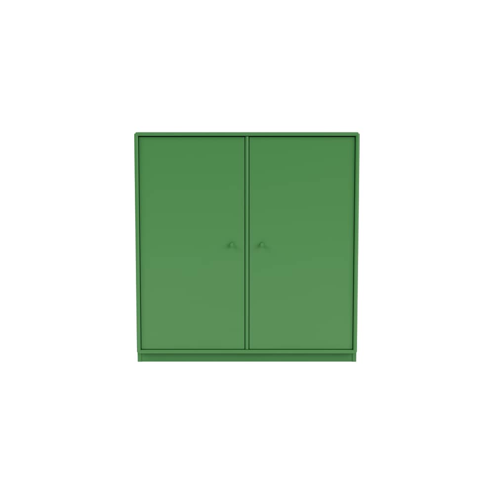 Rangement Cover Cabinet bois vert / L 69.6 x P 30 x H 72,6 cm - 2 portes - MONTANA - Parsley 152 - MDF laqué