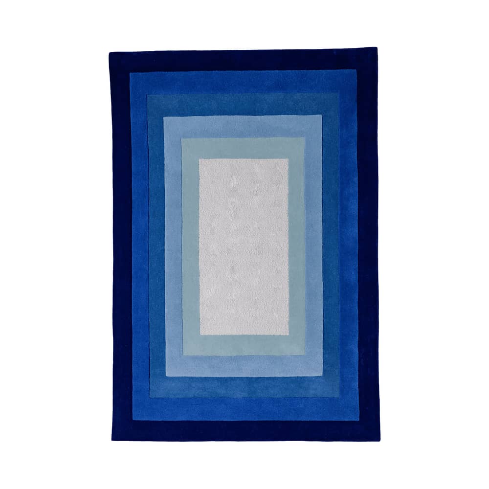 Tapis Blue Lens / 180 x 120 cm - Tufté main - COLORTHERAPIS - 180 x 120 cm - Laine vierge de Nouvelle-Zélande