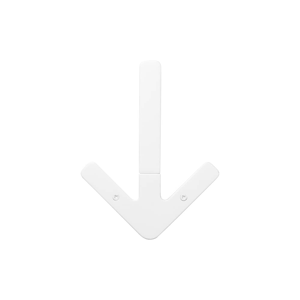 Wandhaken Arrow metall weiß - Design House Stockholm - Weiß - lackiertes Aluminium