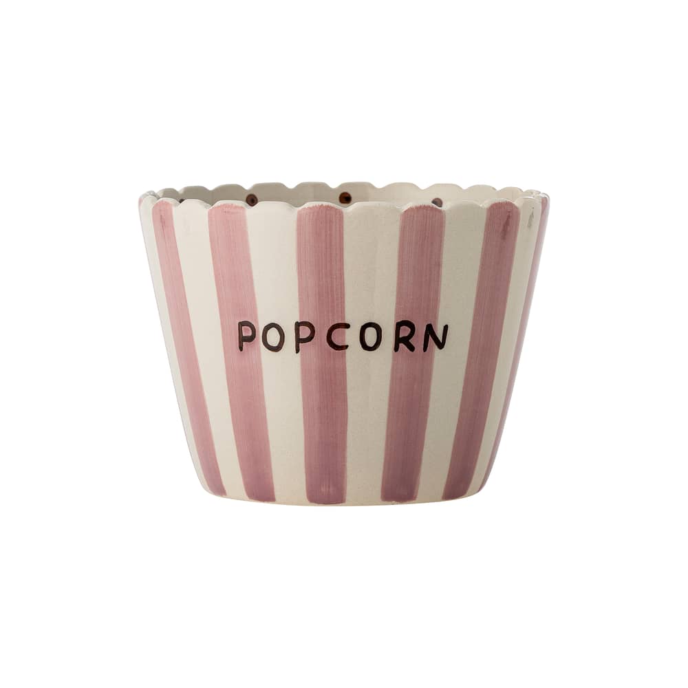 Chip - Pop Corn Salad bowl ceramic pink / Ø 17.5 x H 13.5 cm - Bloomingville - Pop Corn / Pink / Ø 17.5 x H 13.5 cm - Sandstone