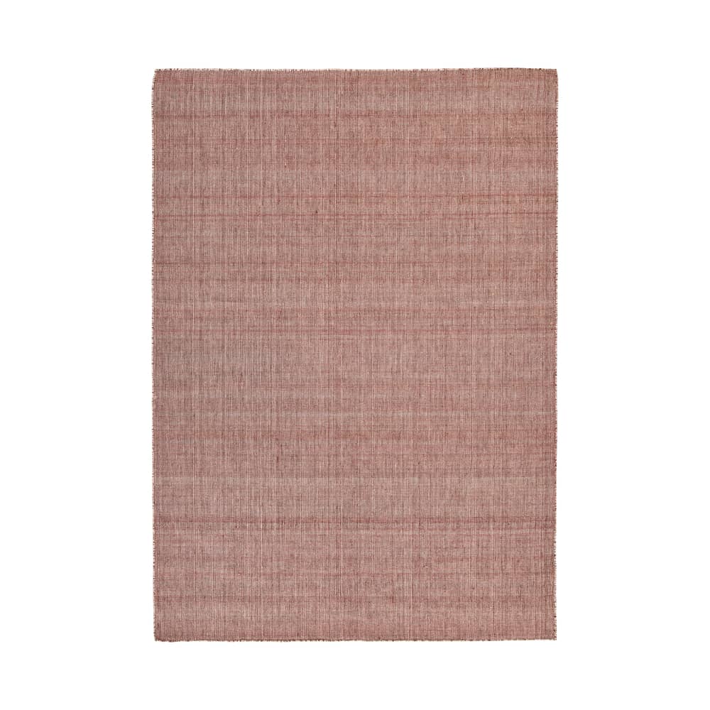 Tapis d\'extérieur Haze rouge / 140 x 200 cm - Hay - Rouge fer - Polyester recyclé, Viscose