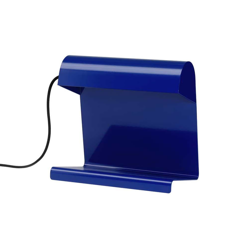 Tischleuchte Lampe de bureau metall blau / Jean Prouvé, 1930 - Vitra - Marcoule-blau - Stahlplatte
