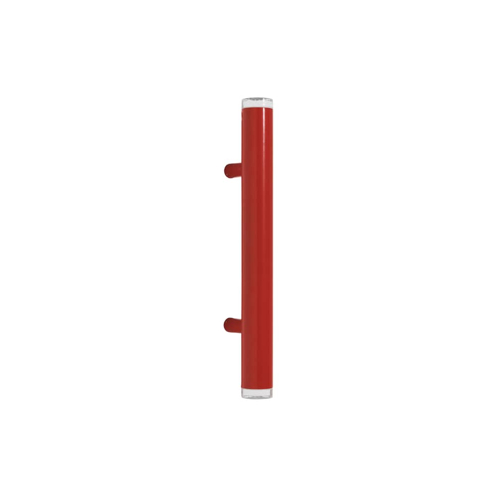 Applique salle de bains Pyl / L 75 cm - Petite Friture - Rouge - Acier peint, Verre pressé