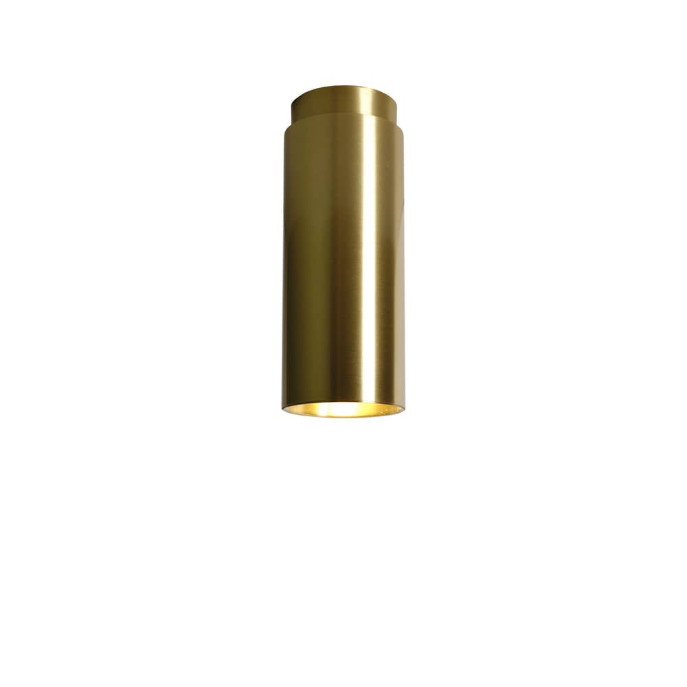Tobo C65 Ceiling light metal gold / Ø 6.5 x H 16.5 cm - DCW éditions - Gold - Brass