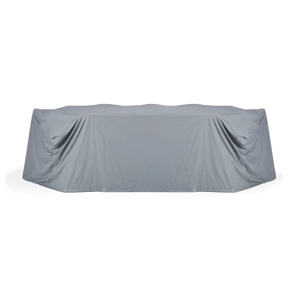Outdoor Protection case textile grey / For the dining area: table 250 cm + 10 chairs - Ethnicraft - Grey - Outdoor fabric