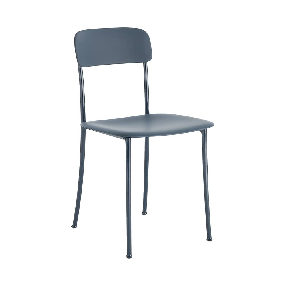 Sedia Savoia materiale plastico blu - Kartell - Blu - alluminio verniciato, Tecnopolimero