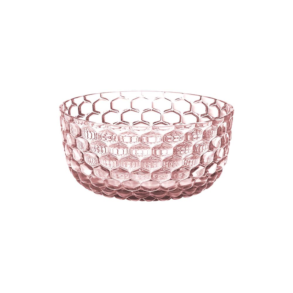 Jellies Family Small dish plastic material pink Ø 14 cm - Kartell - Pink - Thermoplastic technopolymer