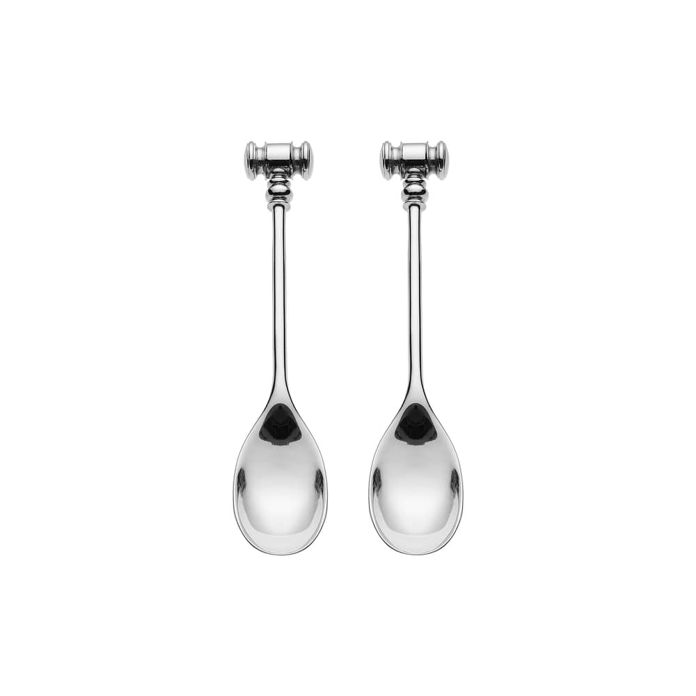 Set de 2 cuillères pour œuf à la coque Dressed - Alessi - Inox - Acier inoxydable