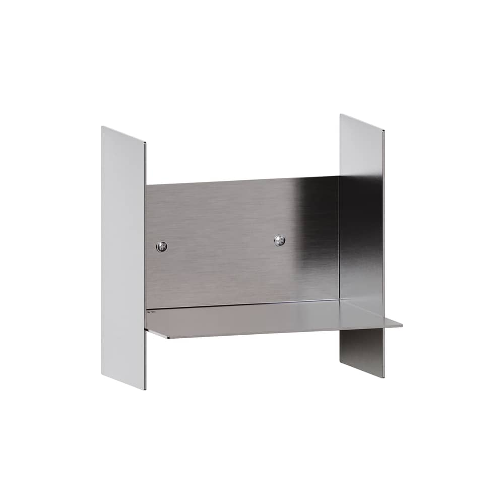 Étagère Pli Core métal / L 20 x P 15 cm - TIPTOE - Inox brossé - Acier inoxydable brossé