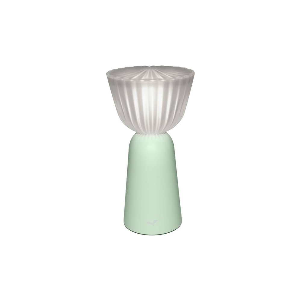 Lampada da esterno ricaricabile senza fili Swiing LED metallo verde / H 20 cm - Fermob - Menta ghiacciata - ABS riciclato, Alluminio, policarbonato