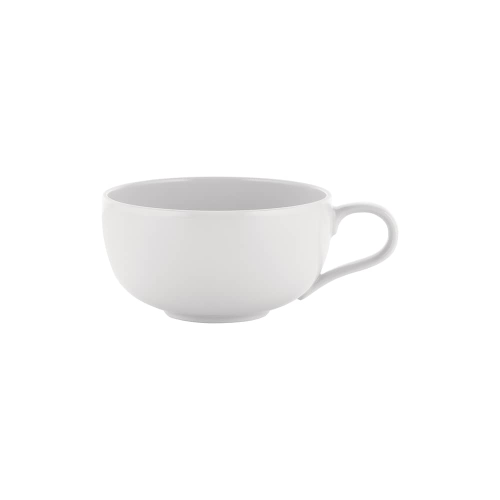 Tasse à thé La Bella Tavola céramique blanc / 20 cl - Ettore Sottsass - Alessi - Blanc uni - Porcelaine fine