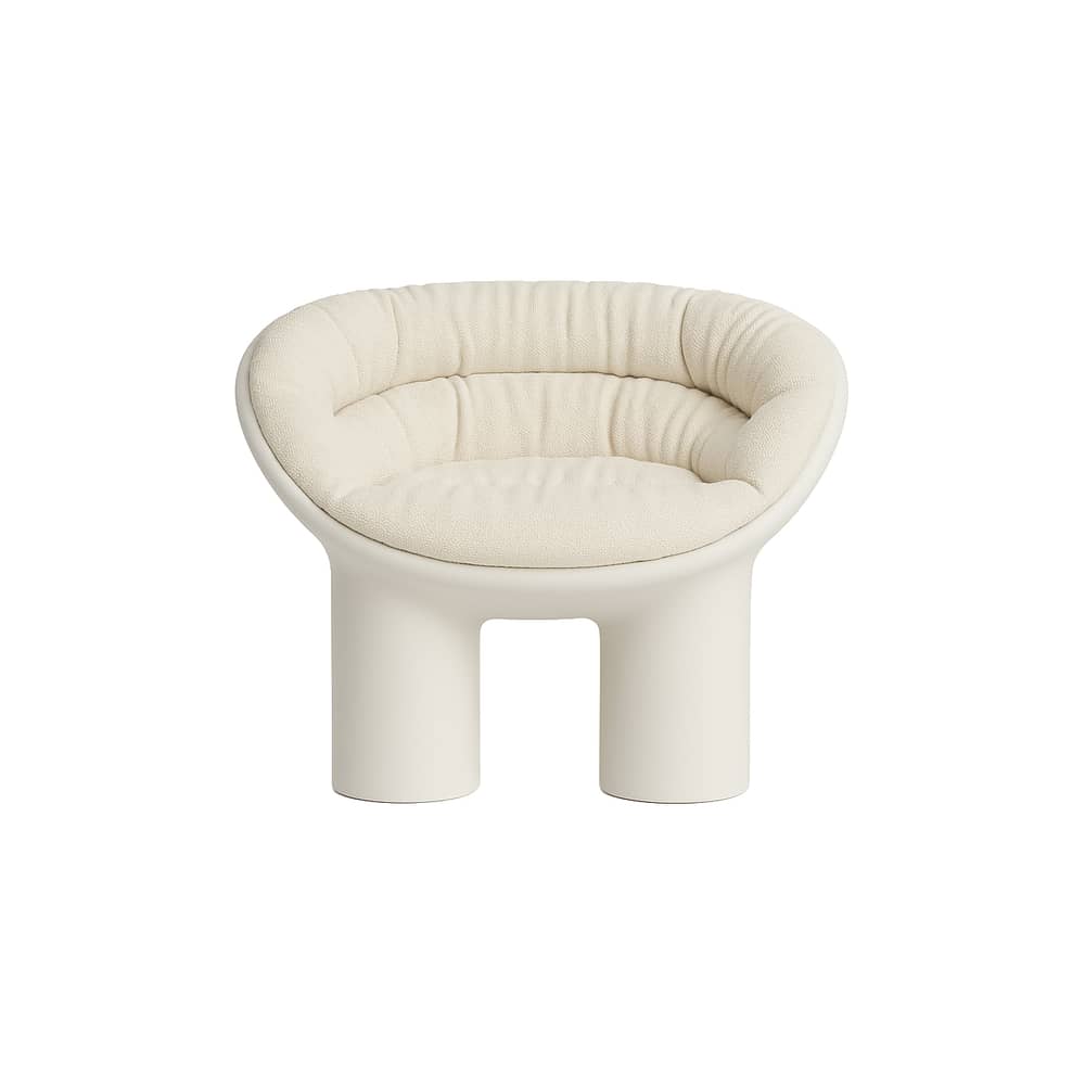 Accessorio  tessuto bianco / Cuscino INDOOR per poltrona Roly Poly - Driade - Avorio (cotone Bonifacio 04) - Cotone
