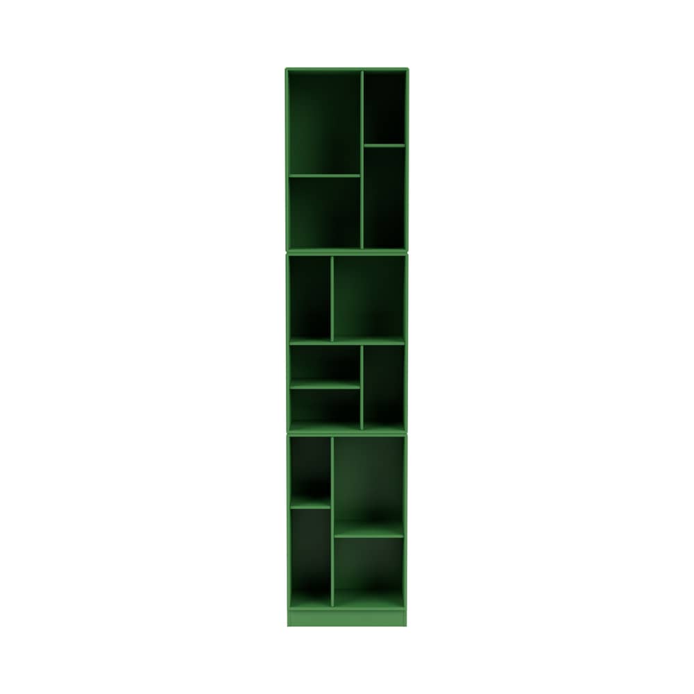 Libreria Loom legno verde / L 46,8 x P 30 x H 215,8 cm - MONTANA - Prezzemolo 152 - MDF laccato