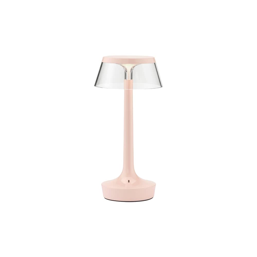 Schnurlosleuchte Bon Jour Unplugged plastikmaterial rosa / LED - Sensitiver Variator - Flos - Rosa French - ABS, PMMA