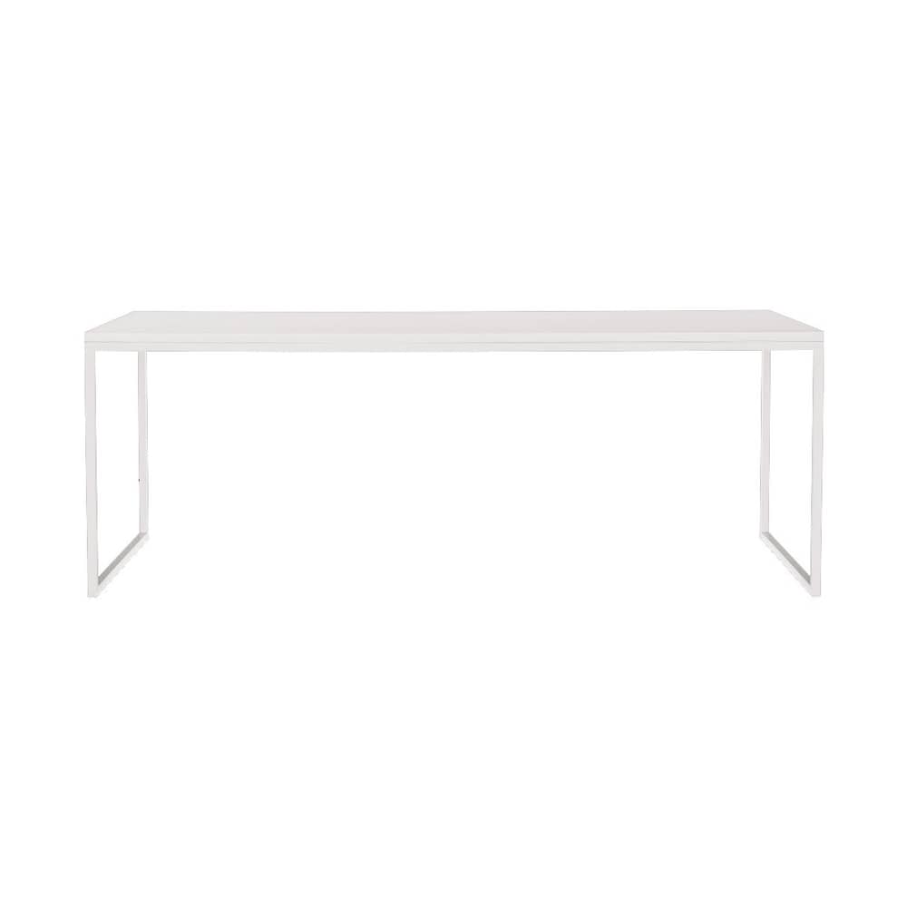 Schreibtisch Fronzoni ‘64 holz weiß / AG Fronzoni, 1964 - 100 x 200 cm / Holz - Cappellini - Weiß - lackierte Holzfaserplatte, lackiertes Metall