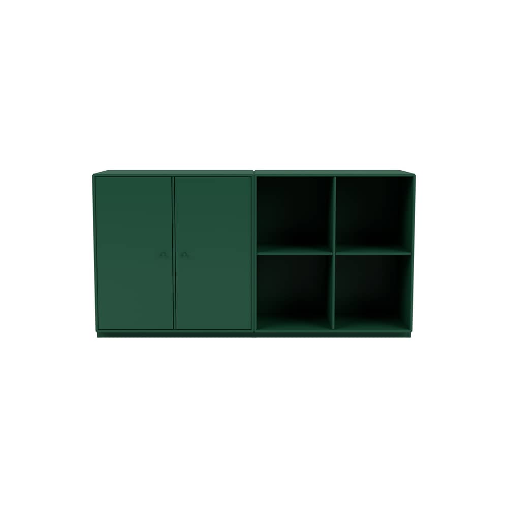 Buffet Pair legno verde / L 139,2 x P 38 x H 72,6 cm - MONTANA - Pino 136 - MDF laccato