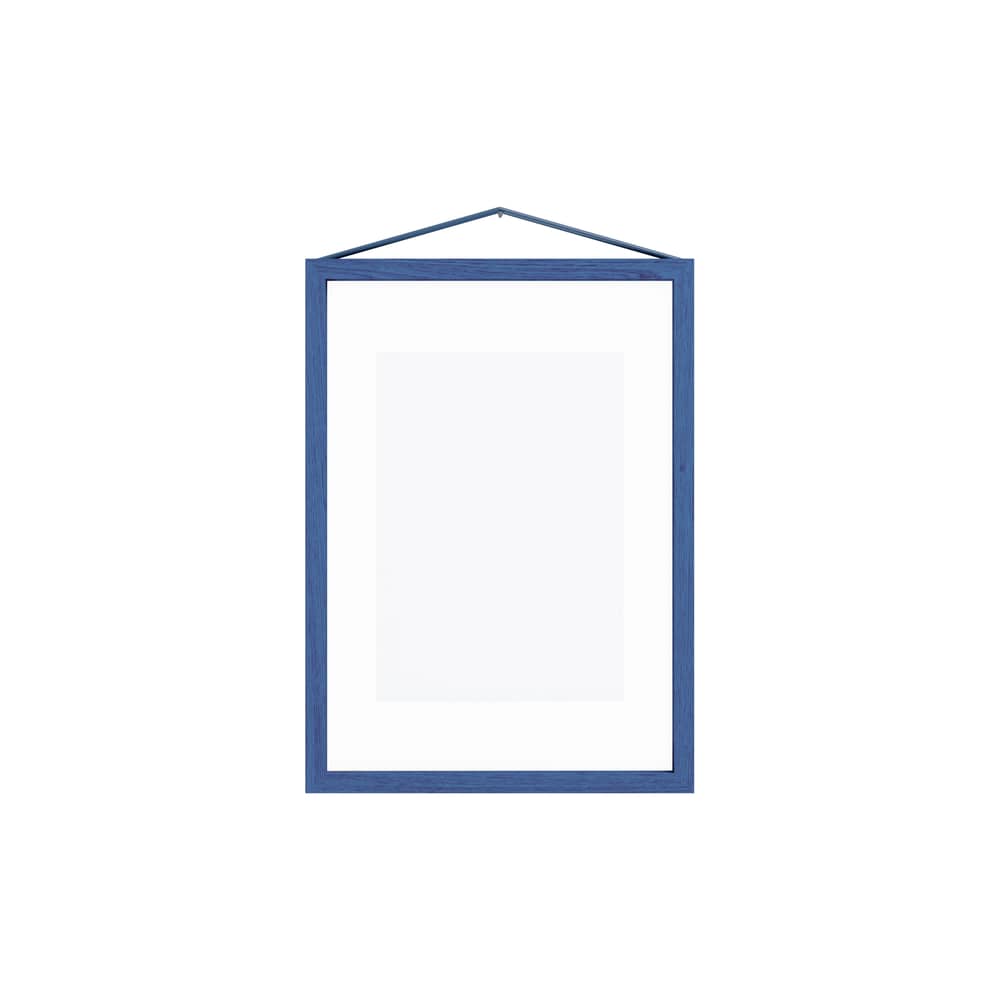 Cadre A4 bois bleu / 23 x 31,7 cm - MOEBE - Bouleau bleu - Bouleau teinté