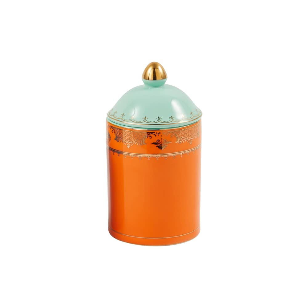 Boîte Grandpa Medium / Ø 11 x H20 cm - Pols Potten - Orange - Porcelaine