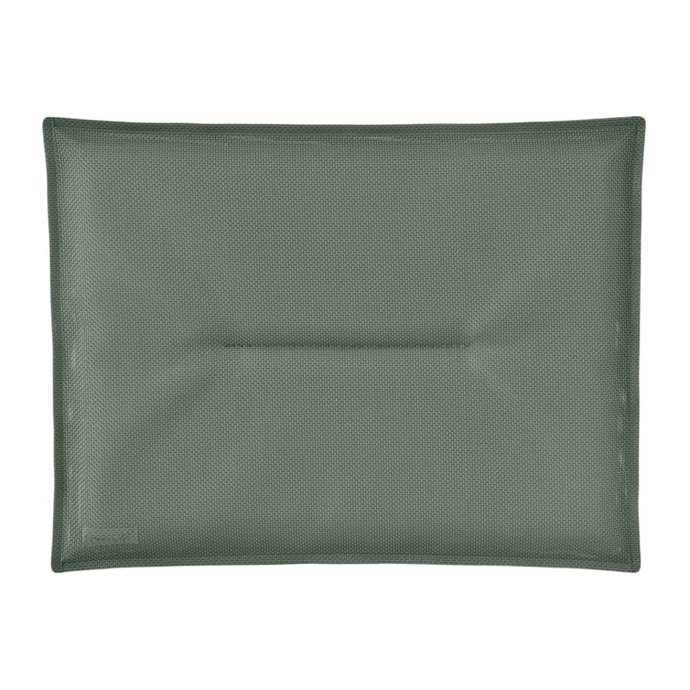 Coussin d\'assise  tissu vert / Pour chaise Bistro - Fermob - Romarin - Mousse, Toile