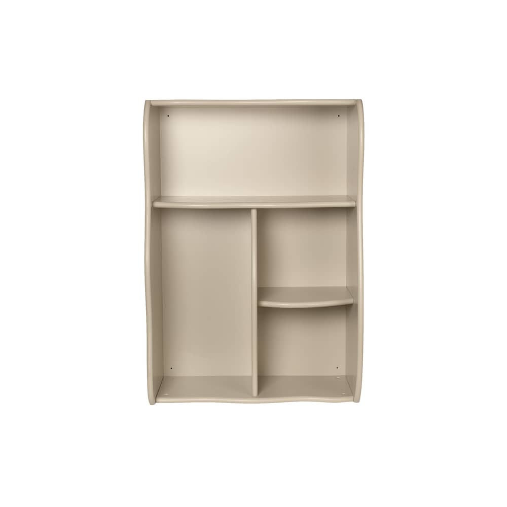 Kinder-Bücherregal Slope holz beige / 66 x H 95 cm - Ferm Living - Kaschmir Beige - Holzfaserplatten