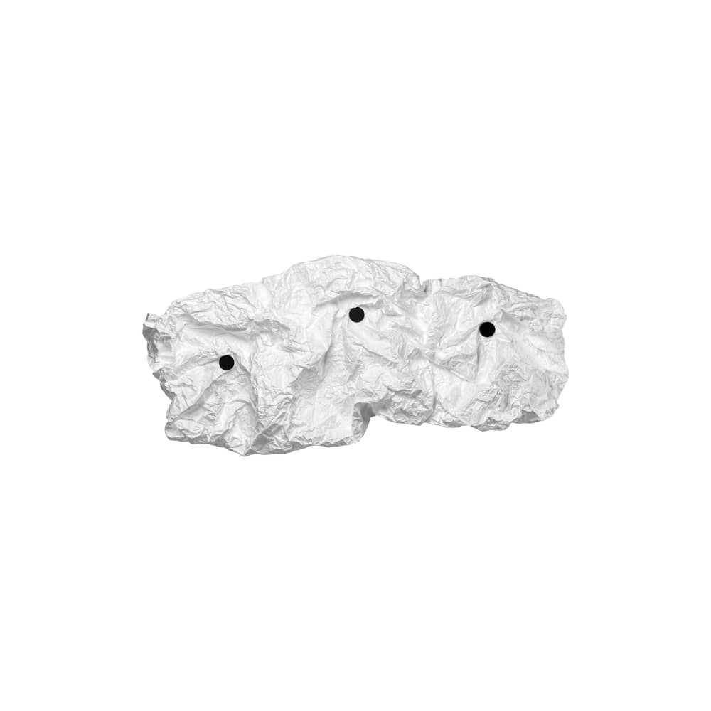 Wandleuchte Maap 3 papierfaser weiß / 320 x 155 cm - Modellierbare Lichtwand - Flos - 320 x 155 cm - Stahl, Tyvek