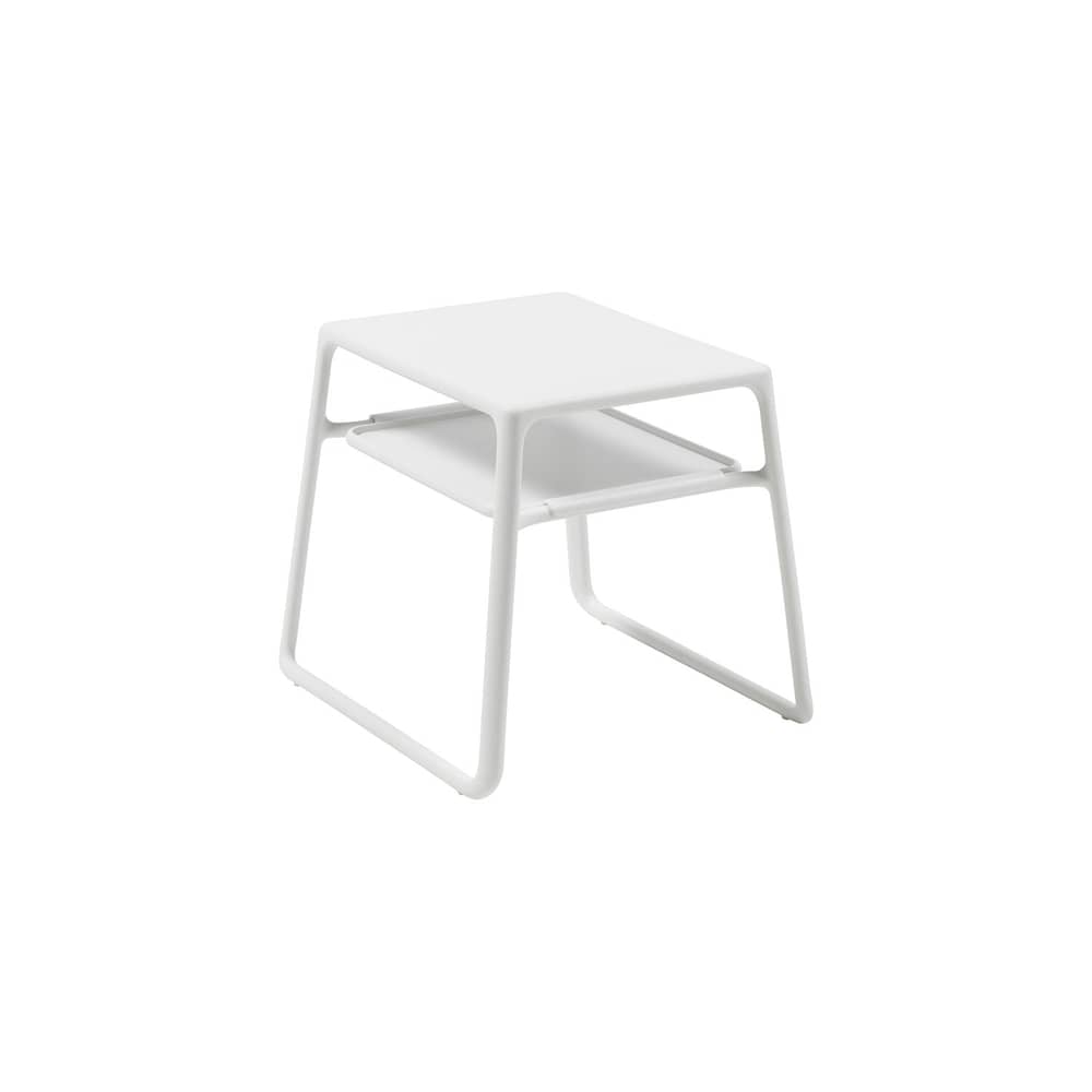 Pop End table composite material white / 44 x 39.5 x H 38.5 cm - NARDI - White - Fibreglass resin