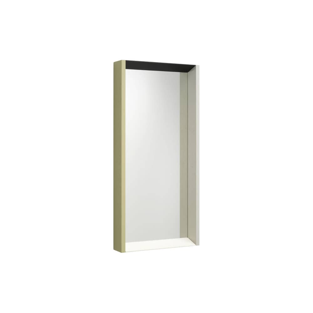 Wandspiegel Colour Frame - Medium holz natur / B 91 x H 48 cm - Vitra - Neutral - Glas, Lackierte Esche