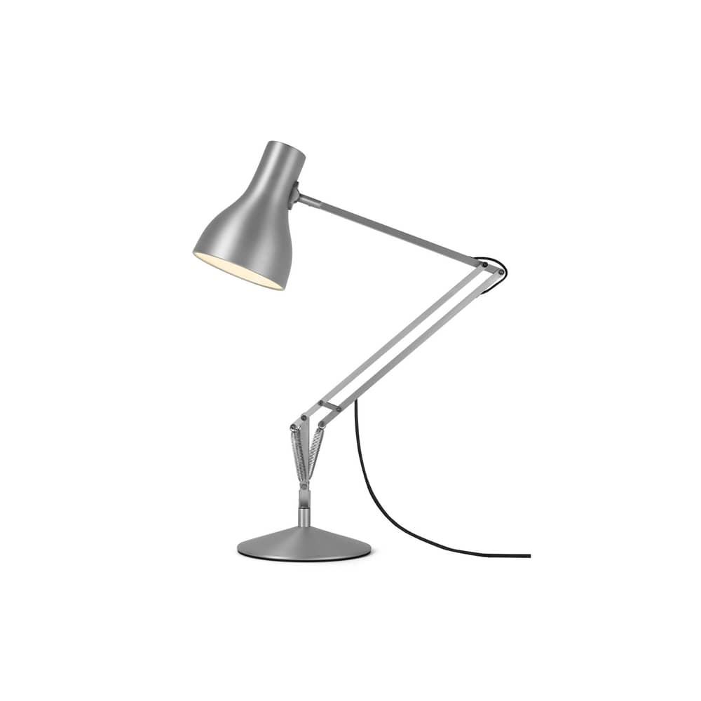 Lampe de table Type 75 métal argent / H 66 cm / Réédition 1930\' - Anglepoise - Argent - Acier, Aluminium, Fonte