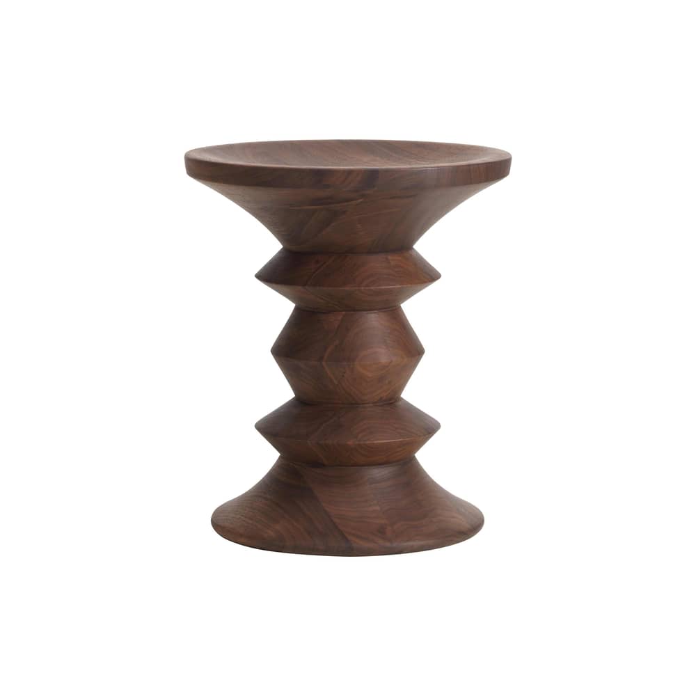 Tabouret Stools bois marron / Modèle A - Vitra - Modèle A / Noyer foncé - Noyer massif