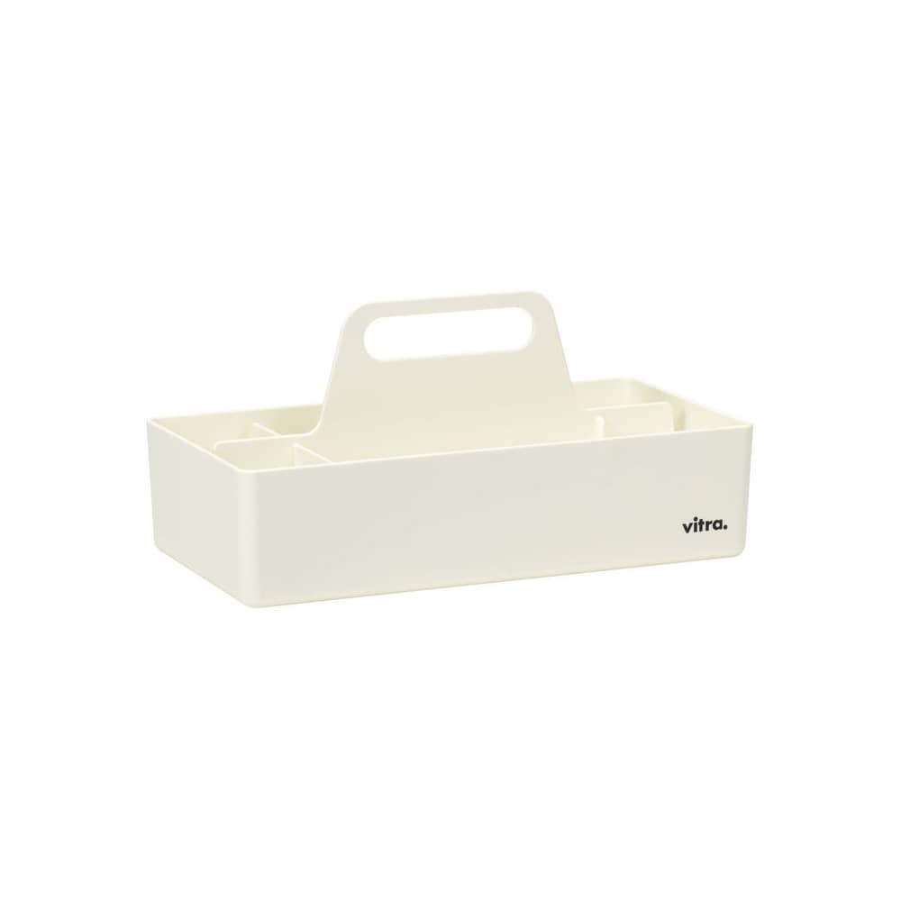 Aufbewahrungsbehälter Toolbox RE plastikmaterial weiß / Recycelt - In Fächer aufgeteilt / 32 x 16 cm - Vitra - Weiß - Recyceltes ABS