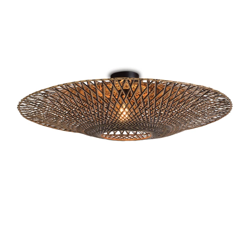 Deckenleuchte Bali Large holz natur / Bambus - Ø 87 cm - GOOD&MOJO - Ø 87 cm / Natur & schwarz - Bambus