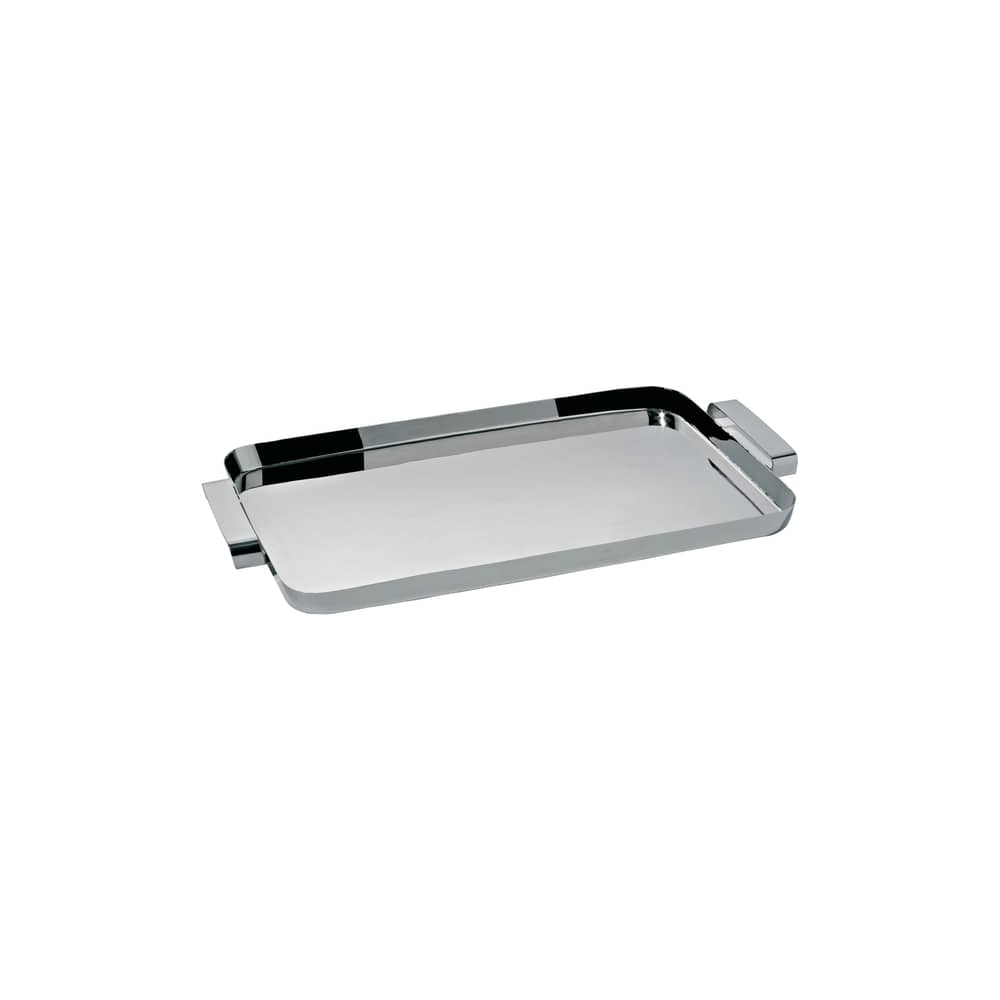 Plateau Tau métal / 54 x 32 cm - Alessi - Inox - Acier inoxydable