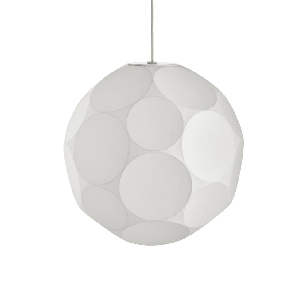 Sospensione Soft Medium tessuto bianco / Ø 45 cm - Tom Dixon - Ø 45 cm - Acciaio, TPU spruzzato