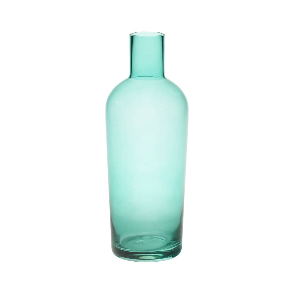 Carafe Bottiglia / H 25,5 cm - Bitossi Home - Turquoise - Verre soufflé