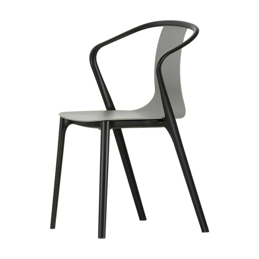 Fauteuil Belleville plastique vert / Bouroullec, 2015 - Vitra - Vert mousse - Polyamide