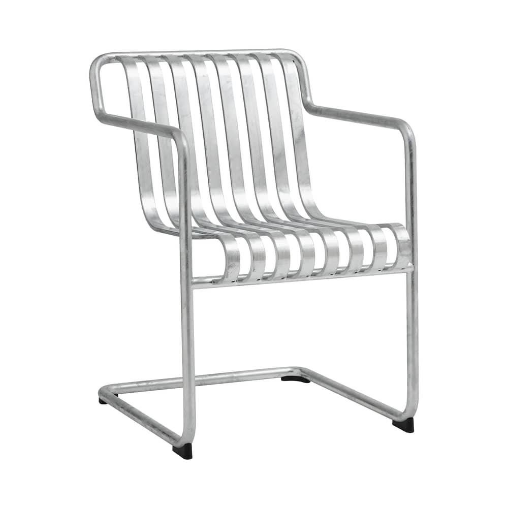 Fauteuil de repas Palissade Cantilever métal / Large - Hay - Acier galvanisé - Acier galvanisé à chaud