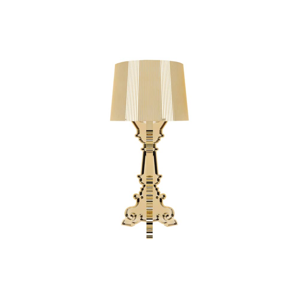 Lampe de table Bourgie Or plastique or / H 68 à 78 cm - Ferruccio Laviani, 2004 / Seconde vie - Kartell - Dorée - ABS métallisé