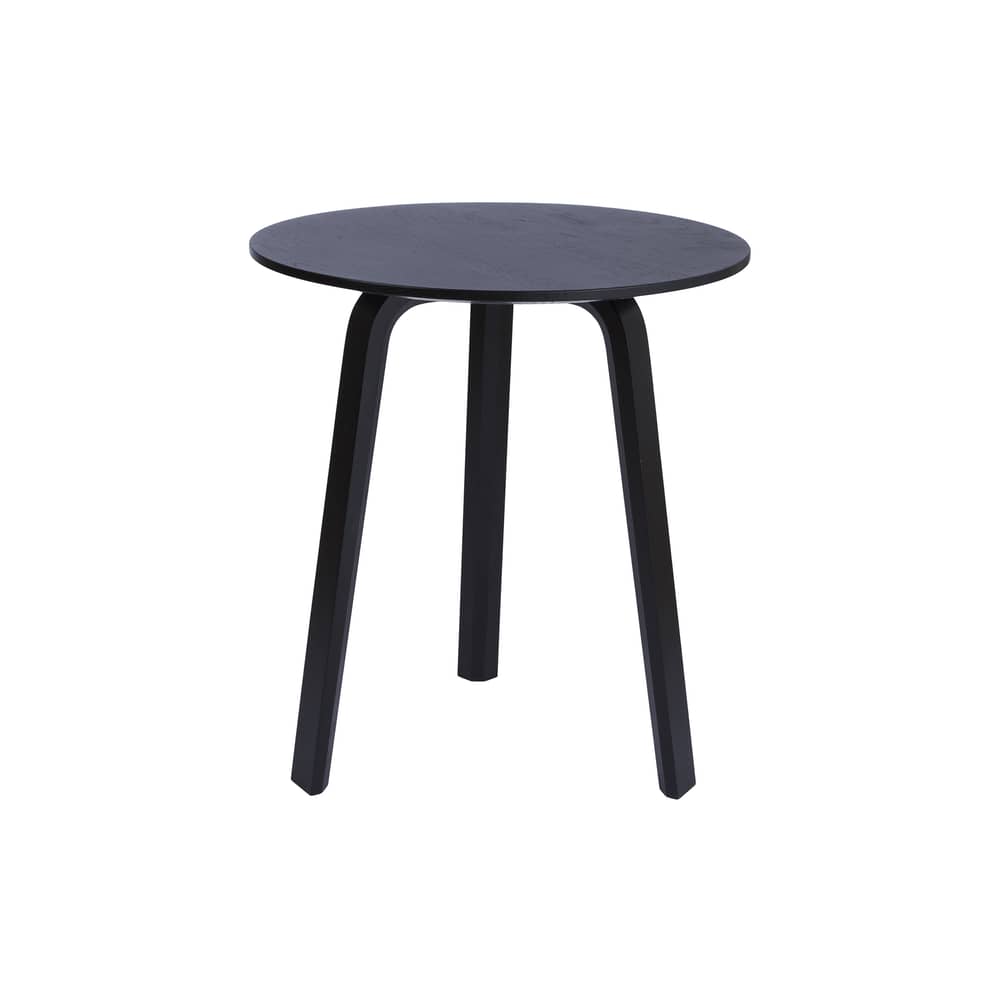 Tavolino Bella legno nero Ø 45 x A 49 cm - Hay - Nero - Massello di quercia colorato