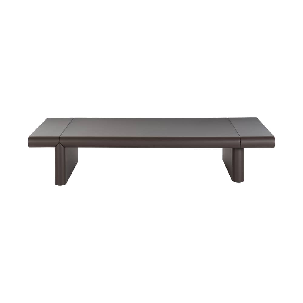 Tavolino Zavolo 790 legno grigio / 84 x 120 cm - Zanotta - Espresso - MDF laccato