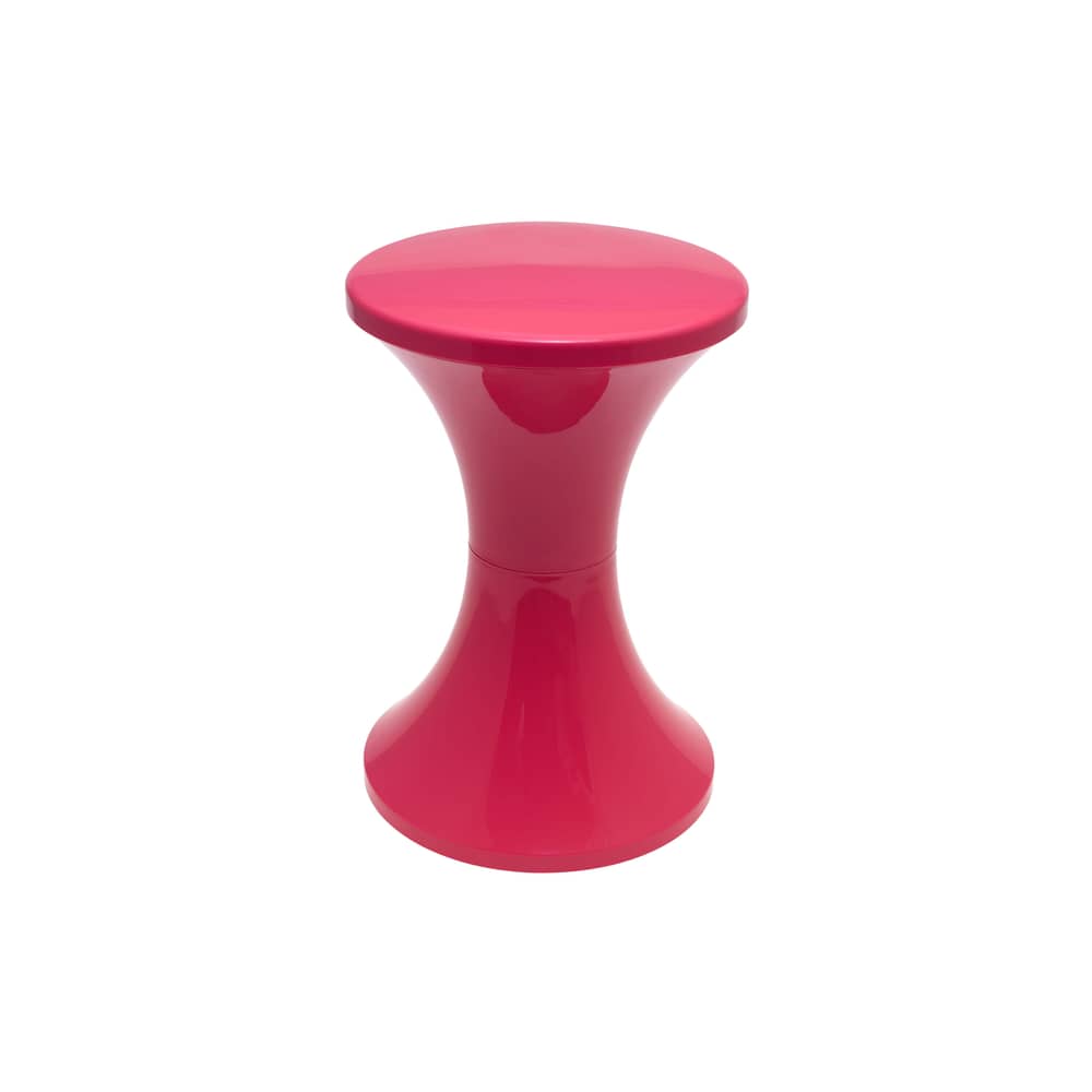 Hocker Tam Tam Pop plastikmaterial rosa / Neuauflage 1968 - Stamp Edition - Opakrosa - Opakes Polypropylen