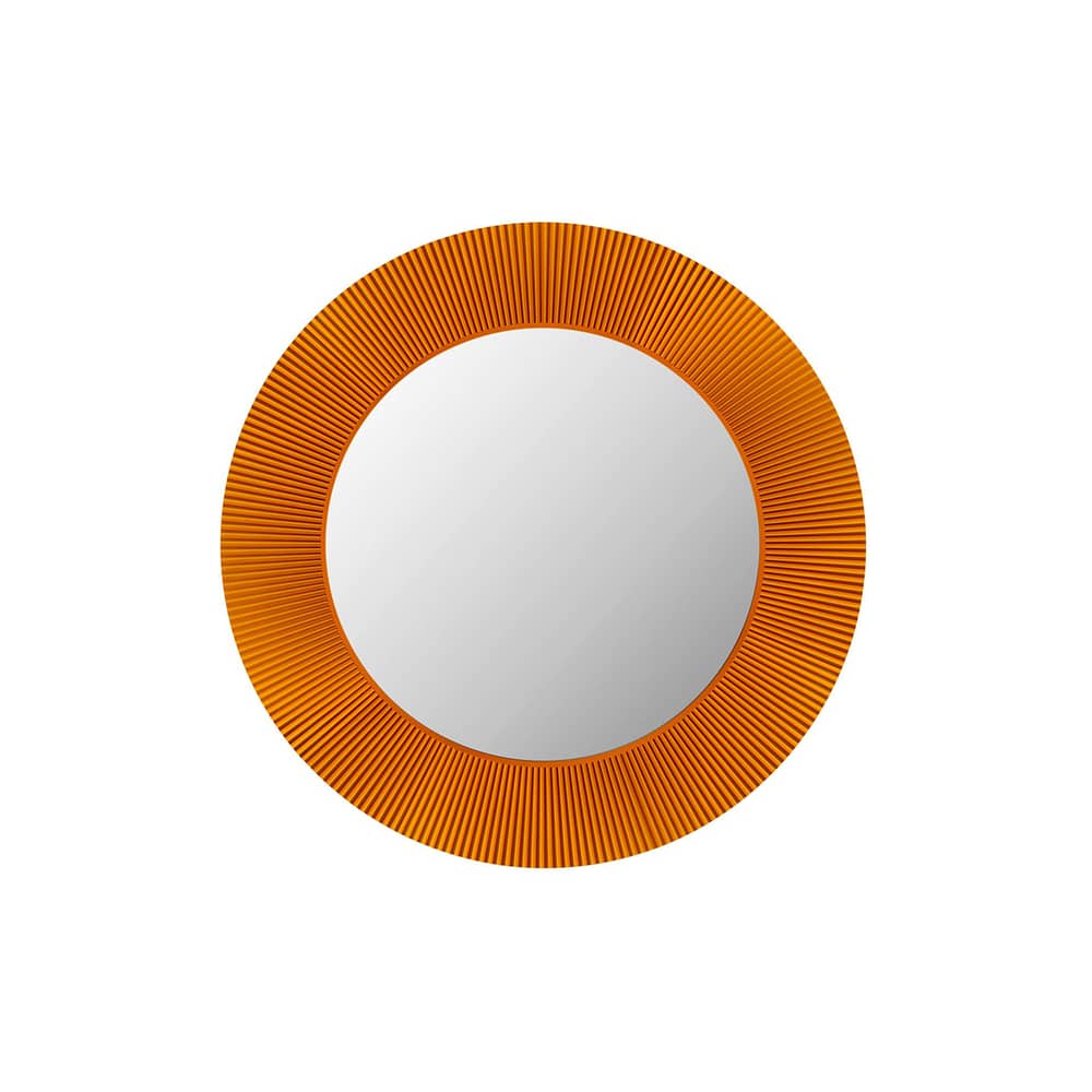 Miroir lumineux All Saints LED / Ø 78 cm - Kartell - Ambre - Miroir, PMMA