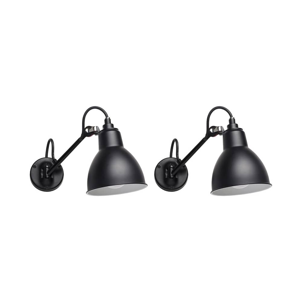 Pack promo  / Set 2 appliques salle de bains N°104 Bath - DCW éditions - Noir - Acier