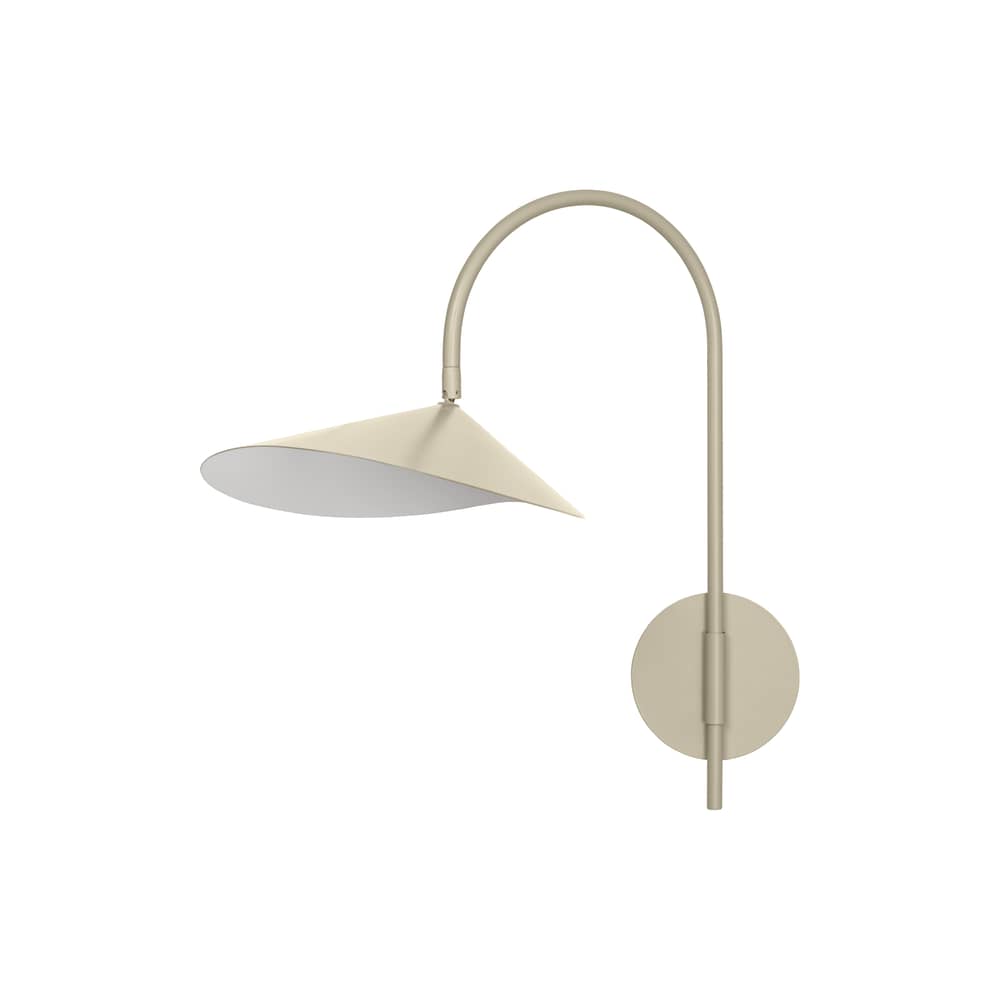 Applique orientable Arum métal beige - Ferm Living - Beige Cachemire - Aluminium, Fer