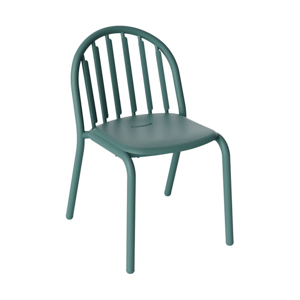 Chaise empilable Fred\'s - Fatboy - Sauge foncé - Aluminium