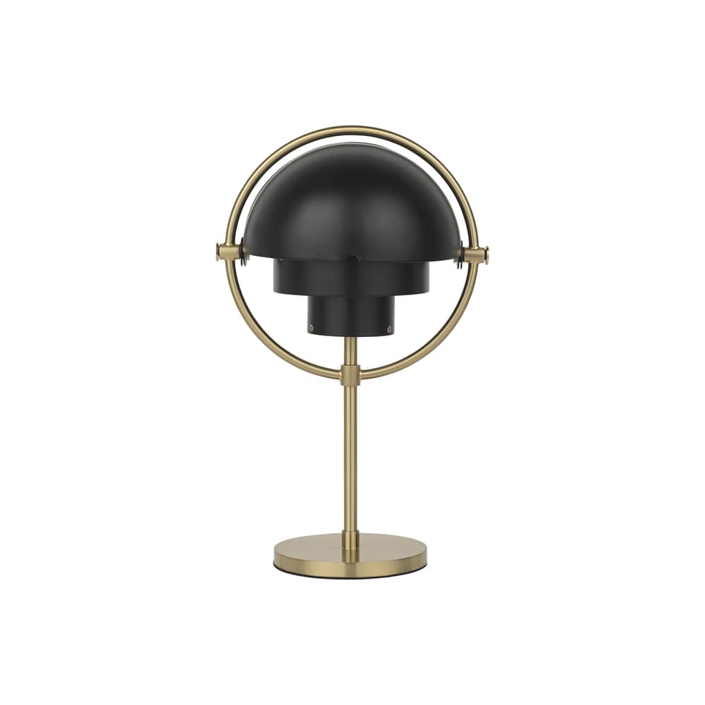 Lampe extérieur sans fil rechargeable Multi-Lite métal noir / Louis Weisdorf, 1972 - Gubi - Noir / Base laiton - Laiton
