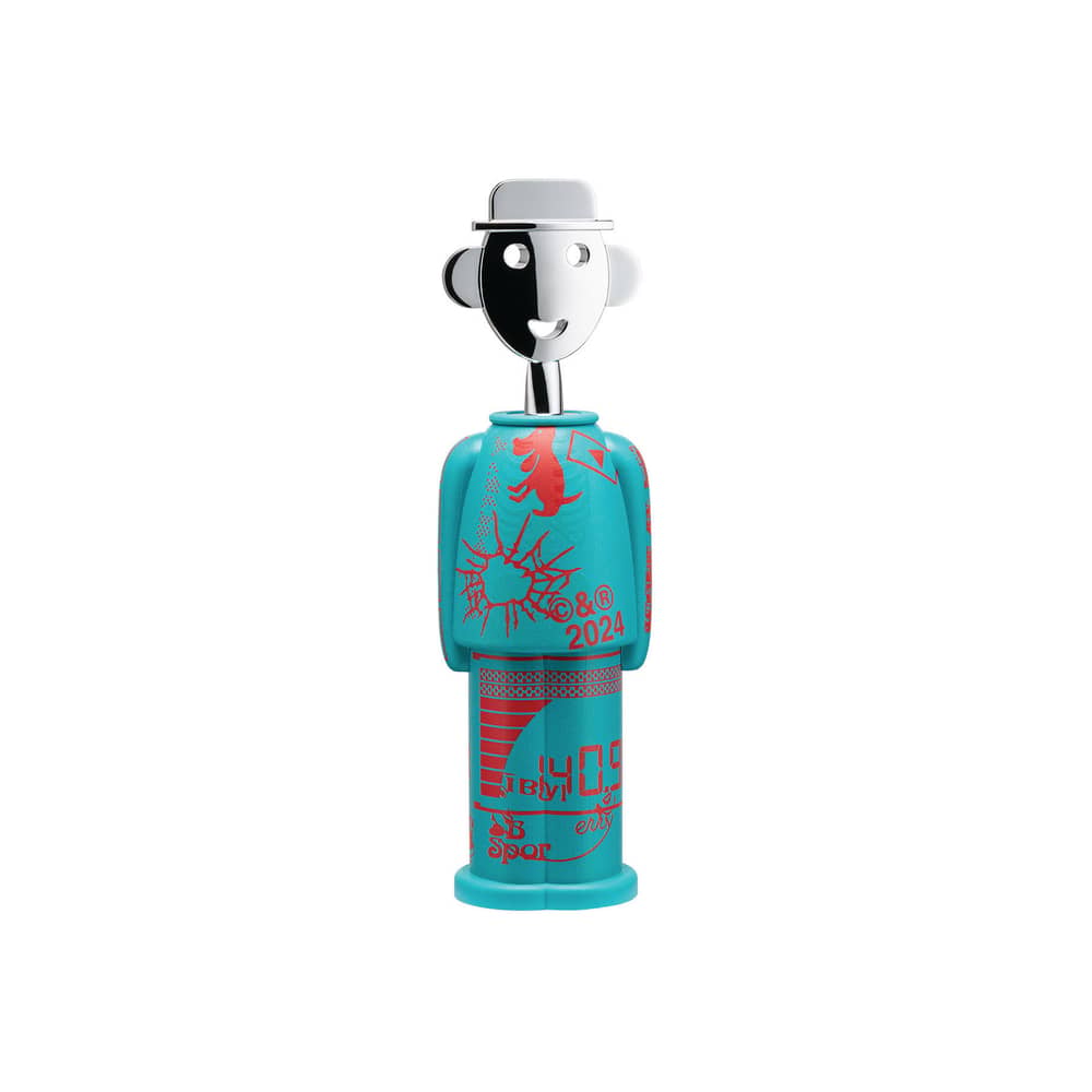 ALESSI オープナーalessandro mendini1994 アレッシィ Alessi Alessandro M. - Liquid Bottle opener - blue red | Made In