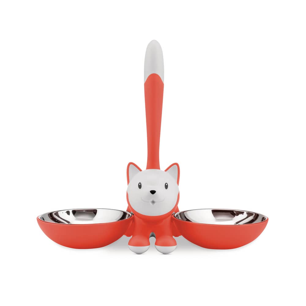 Dish Tigrito Alessi / for cats - Orange - Metal plastic material