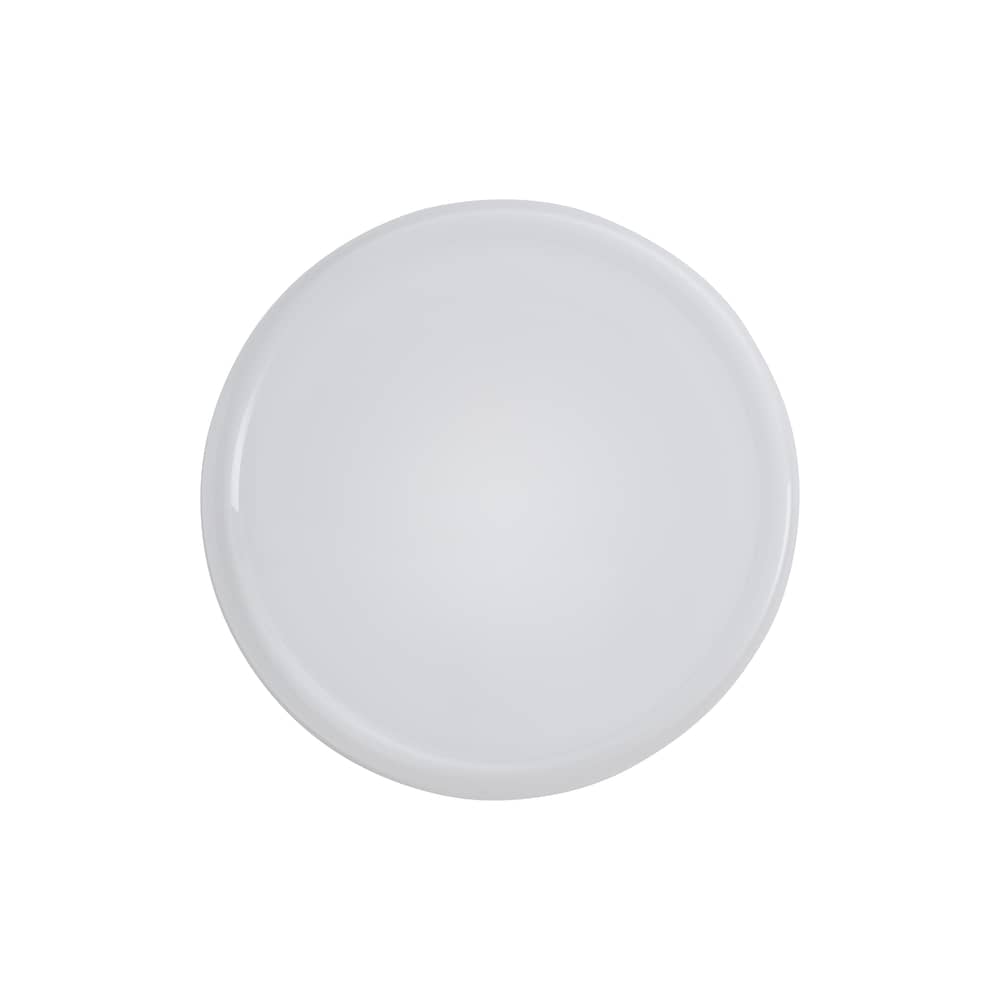 Applique salle de bains Looped verre blanc / Plafonnier - Muuto - Blanc - Verre soufflé bouche